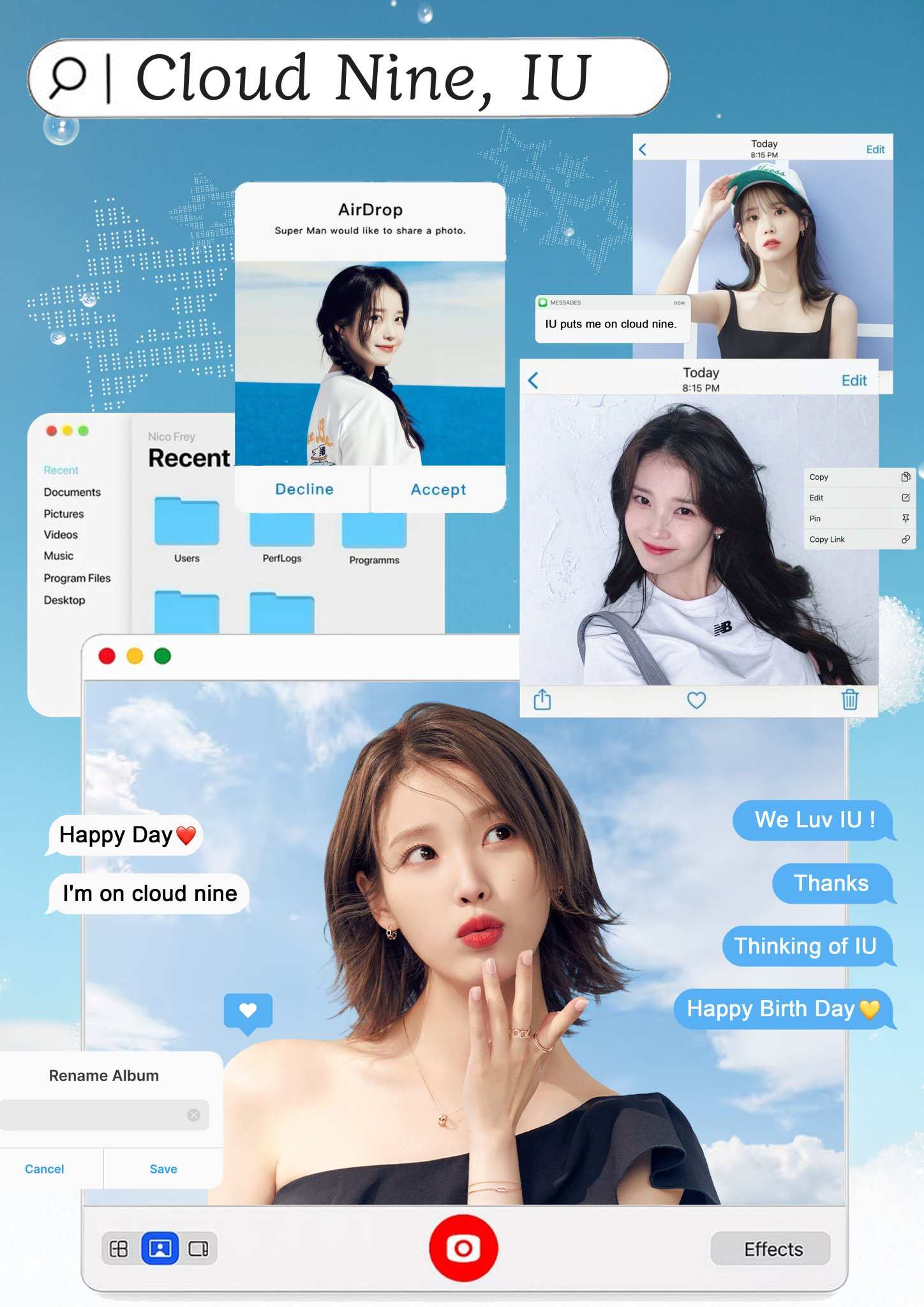 Cloud Nine, IU poster