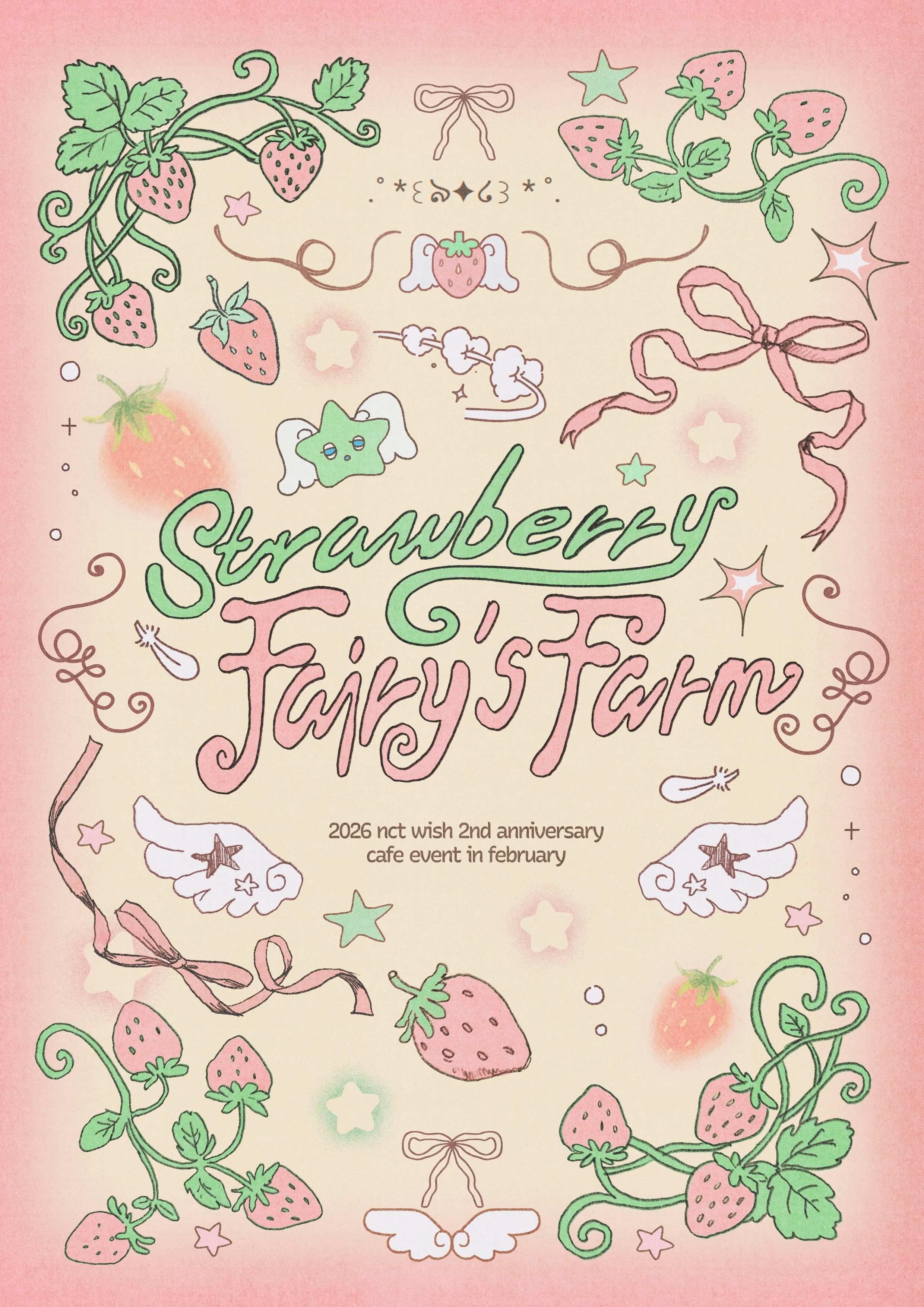 strawberry fairy's farm poster