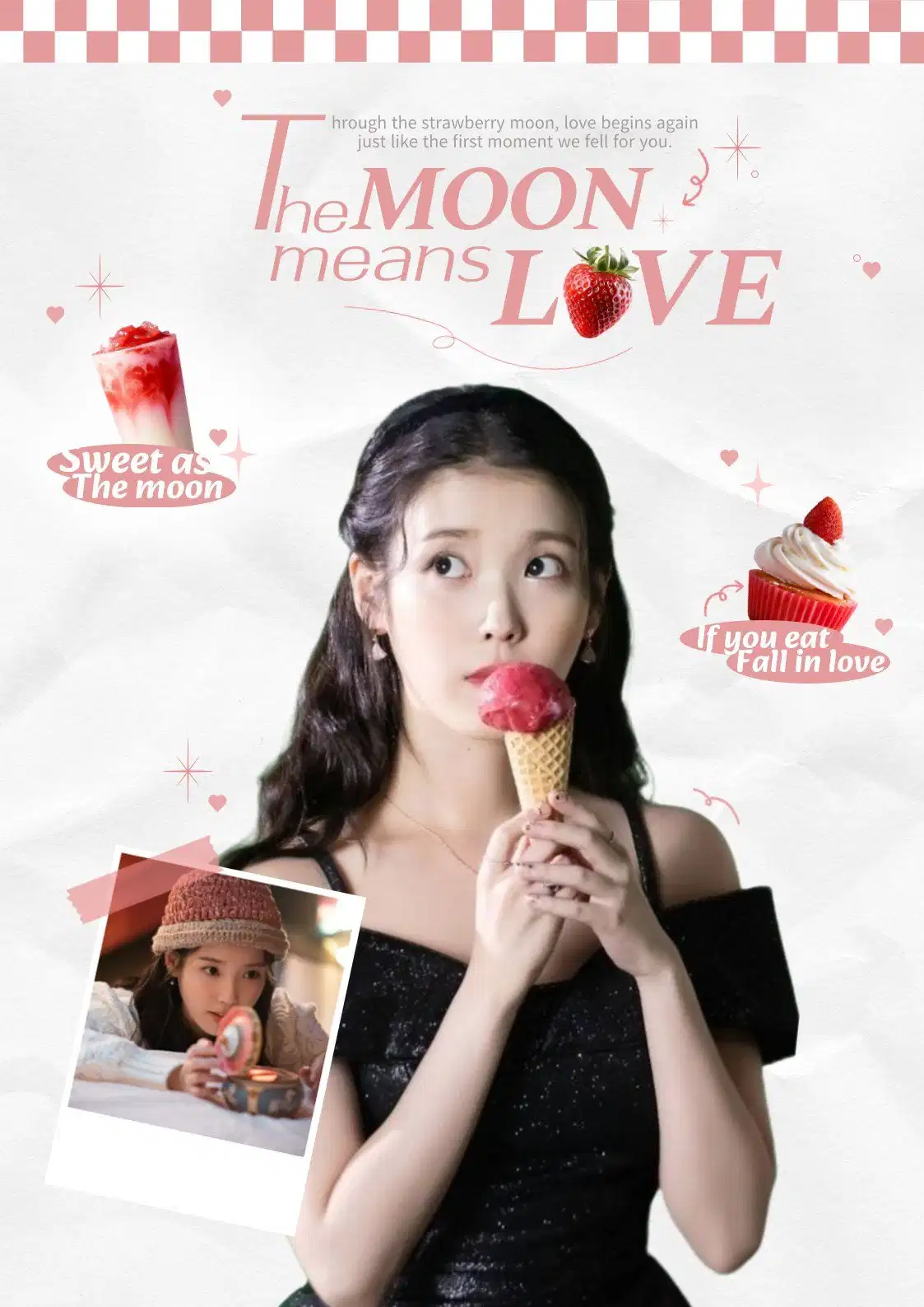 The moon means love poster