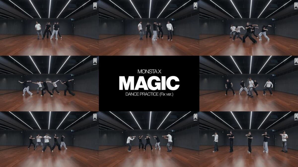 MONSTA X releases fixed-camera choreography video for “MAGIC”