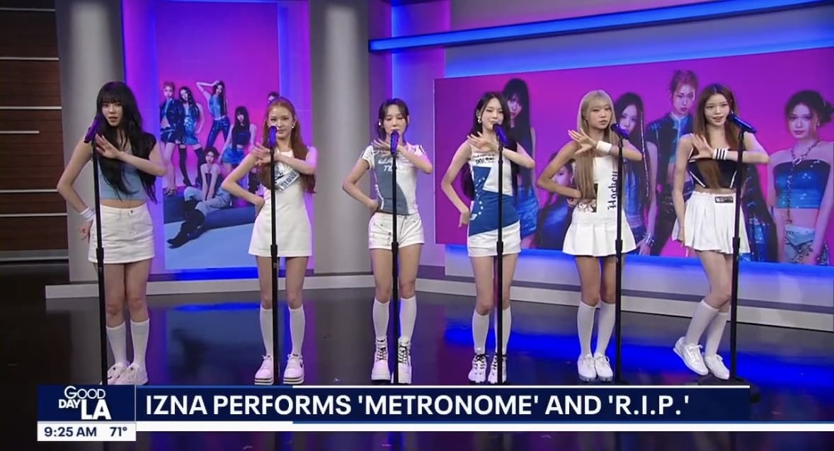 izna, 미국 FOX 11 아침뉴스 출연으로 글로벌 위상 입증