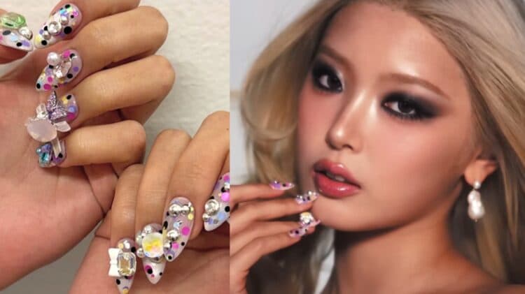 캣츠아이, 얼루어 화보에서 폴카 도트 네일로 여름 트렌드 선도