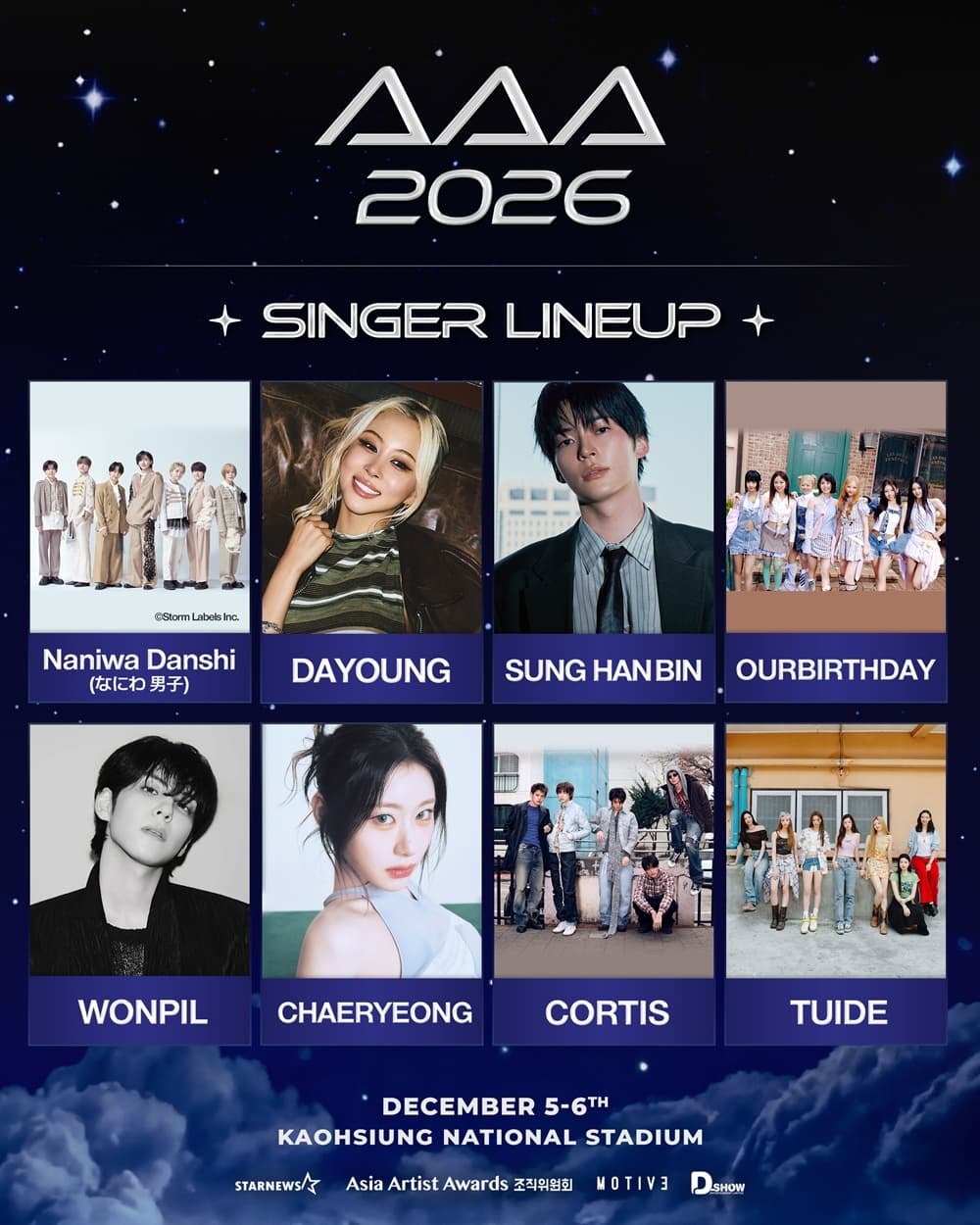 DAY6’s WONPIL joins additional AAA 2026 lineup
