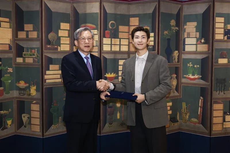 BTS RM, 국립중앙박물관 첫 '글로벌 홍보대사' 위촉