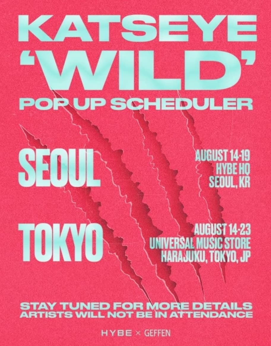캣츠아이, 세 번째 EP 'WILD' 발매 기념 팝업스토어 개최
