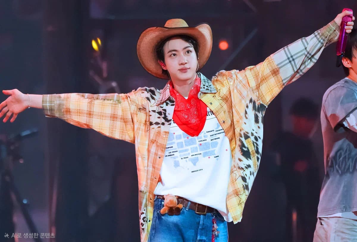 방탄소년단 진, 토이스토리 우디로 변신..전세계 팬 열광