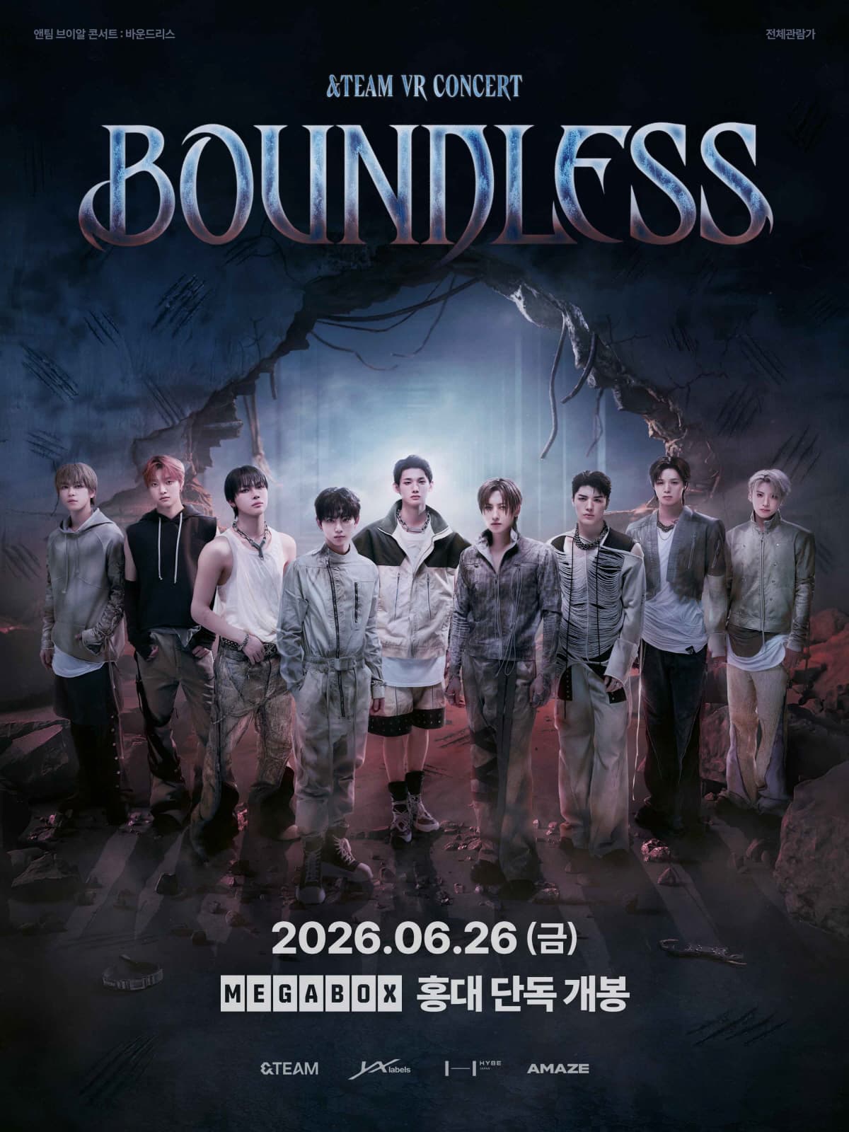 &TEAM's First VR Concert 'BOUNDLESS' Released, Screening in 8 Asian Cities