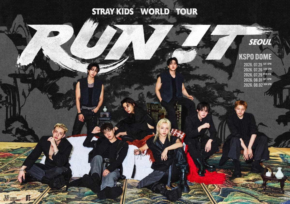 Stray Kids Announces New World Tour 'RUN IT' Starting with 5 Shows at KSPO Dome