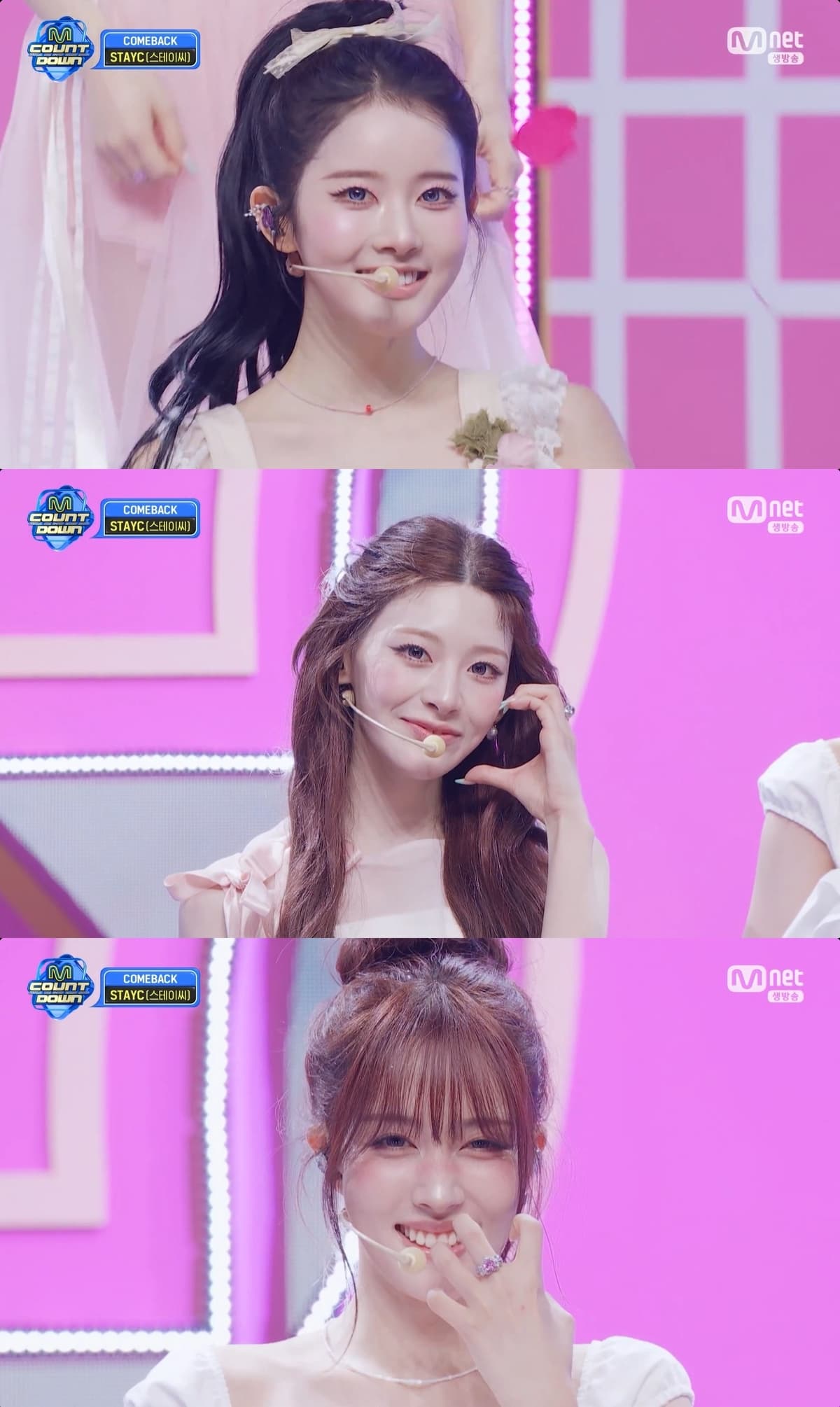 STAYC, 'M Countdown'에서 신곡 '2 L0VE' 음악쇼 첫 무대 공개