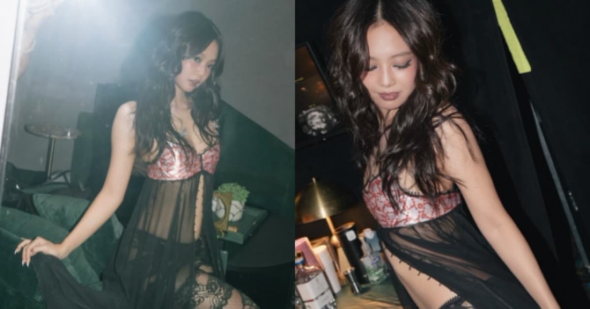 BLACKPINK's Jennie Gets New Angel Tattoo on Her Foot