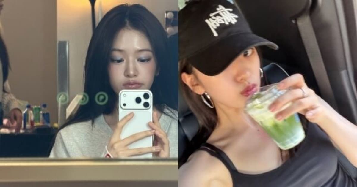 An Yu-jin Captivates Fans with Glamorous Makeup During U.S. Tour