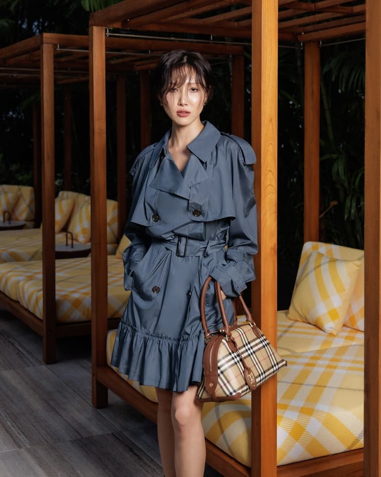 화사·올데이프로젝트, 버버리 이벤트서 개성 넘치는 스타일 선보여