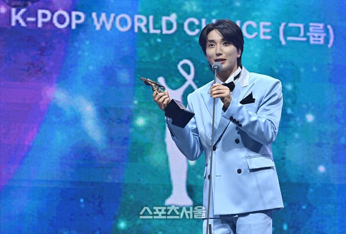 슈퍼주니어, 서울가요대상 'K팝 월드 초이스 그룹상' 수상