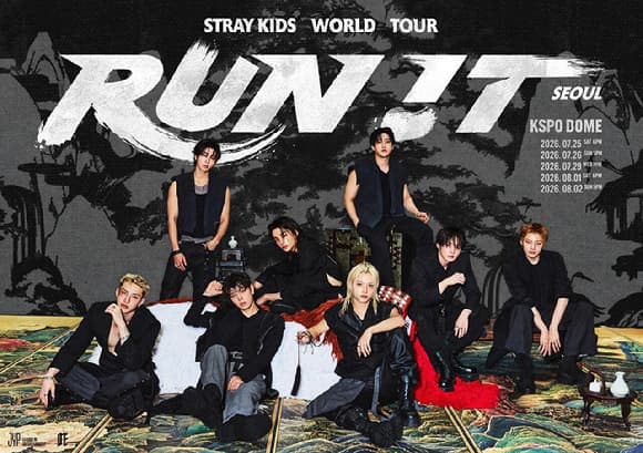 Stray Kids Returns as Global Top Artist with New Digital Single 'RUN IT'