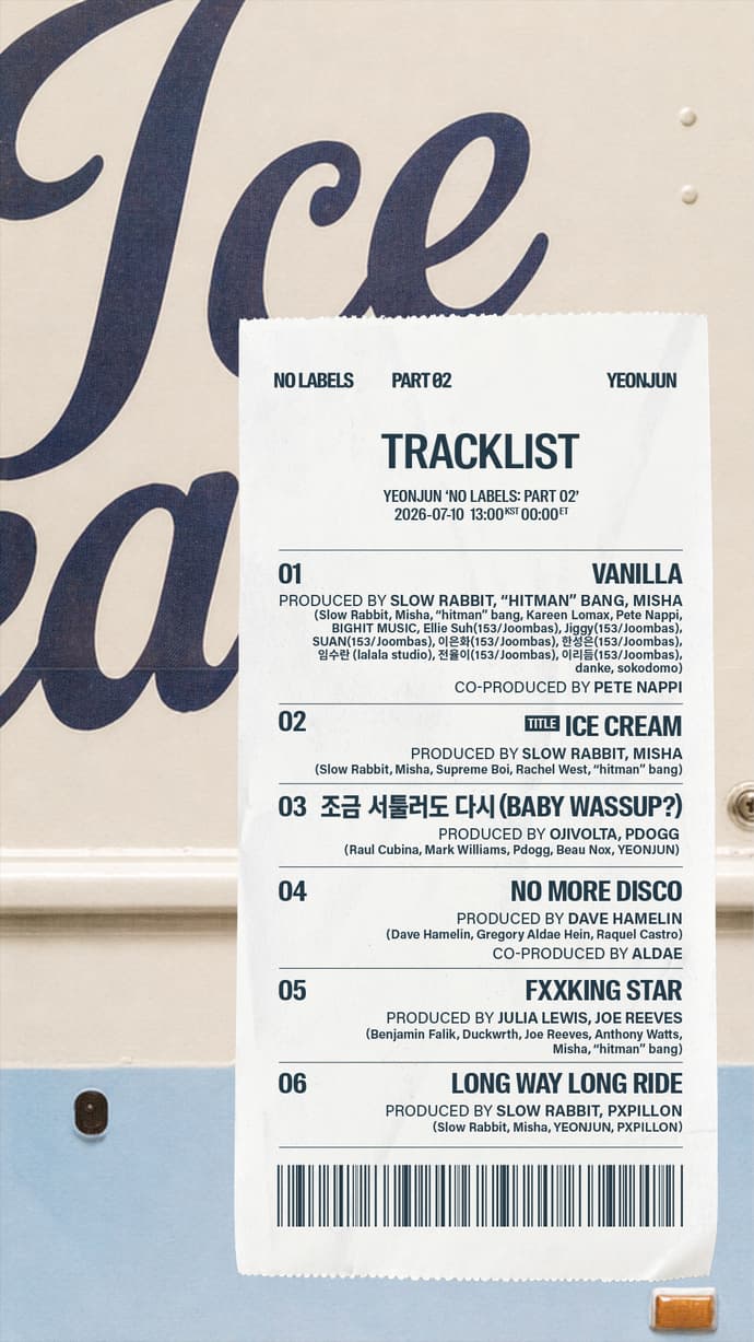 TXT's Yeonjun Reveals Track List for Mini Album 'NO LABELS: PART 02'