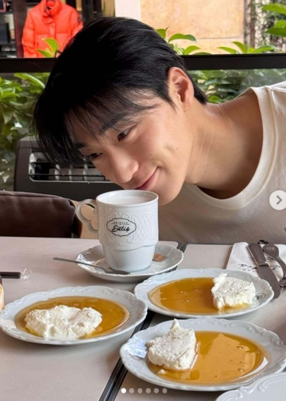 에이티즈 산, 인스타그램에 달콤한 일상 공개