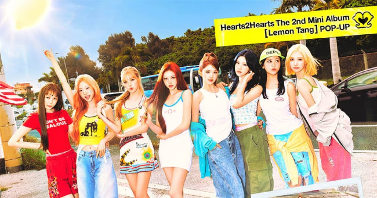 Hearts2Hearts Opens First Popup Store to Celebrate 'Lemon Tang' Album Release