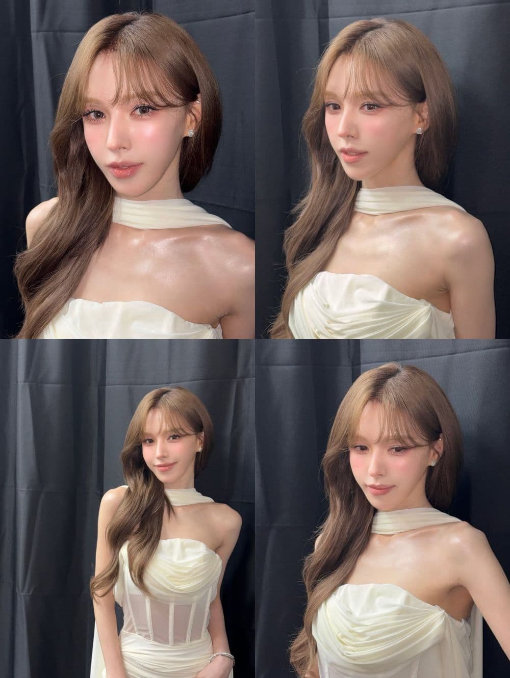 레드벨벳 웬디, 시스루 코르셋 드레스로 우아한 매력 발산