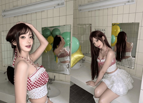 QWER 마젠타, 섹시한 여름 룩 공개