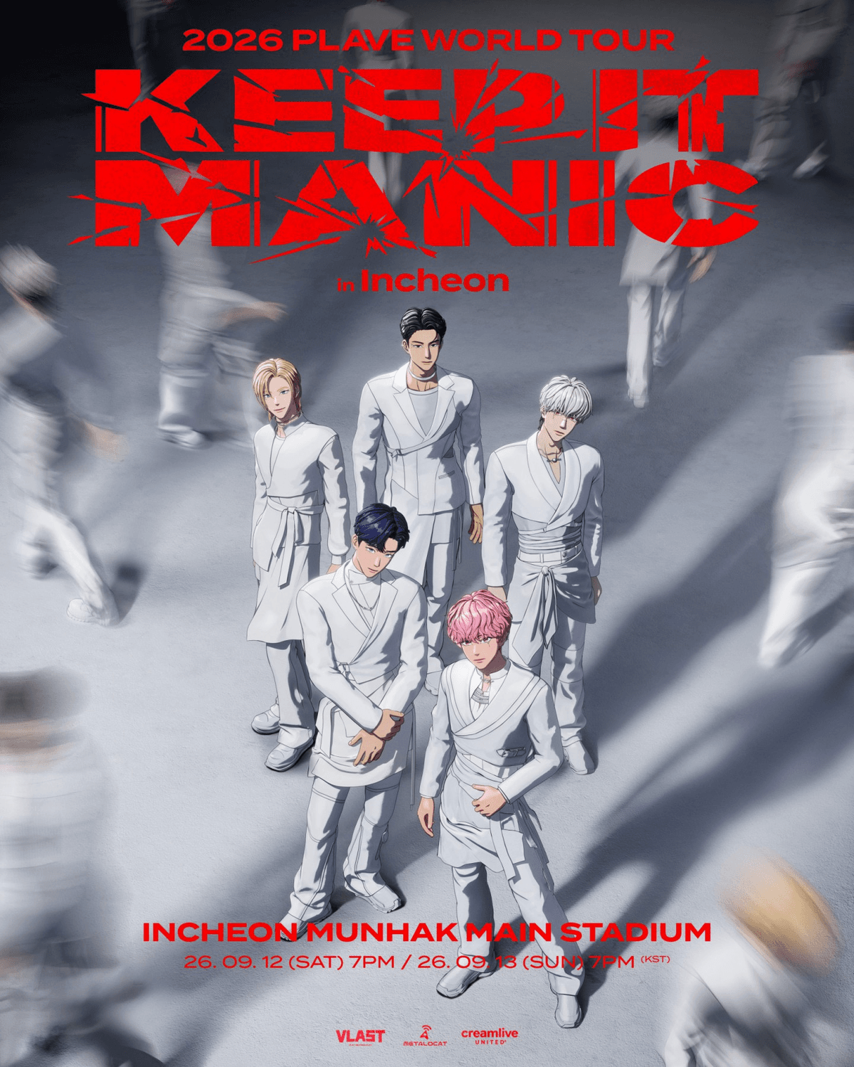 PLAVE, 첫 월드투어 'KEEP IT MANIC' 인천서 개최