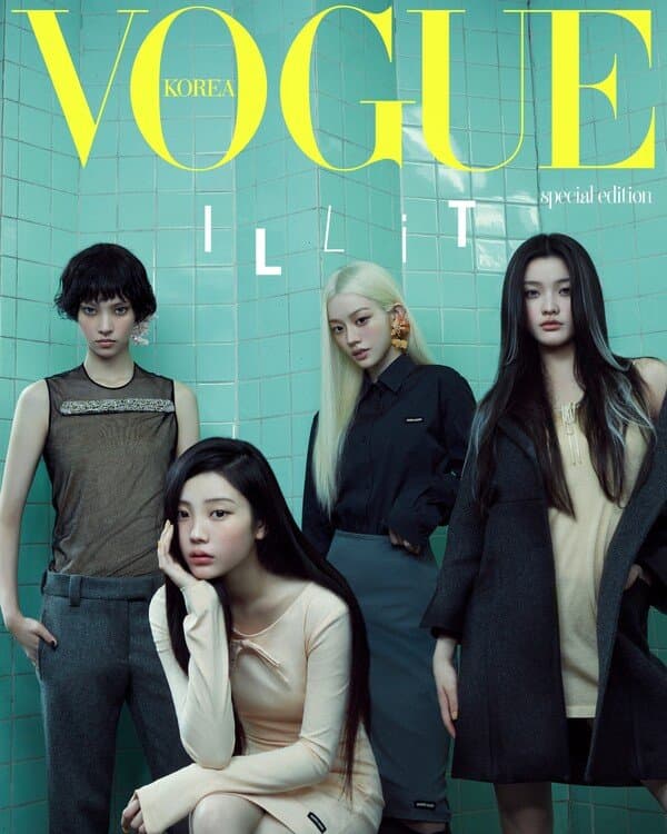 ILLIT Graces Vogue Korea August Digital Cover with Miu Miu, Climbs Japanese Oricon Charts