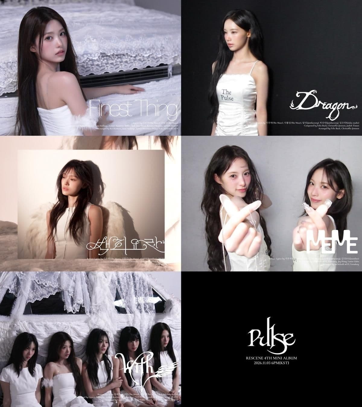 RESCENE unveil highlight medley for 4th mini album 'PULSE' — this time's main scent is 'musk', expressing the body warmth shared by stage and audience