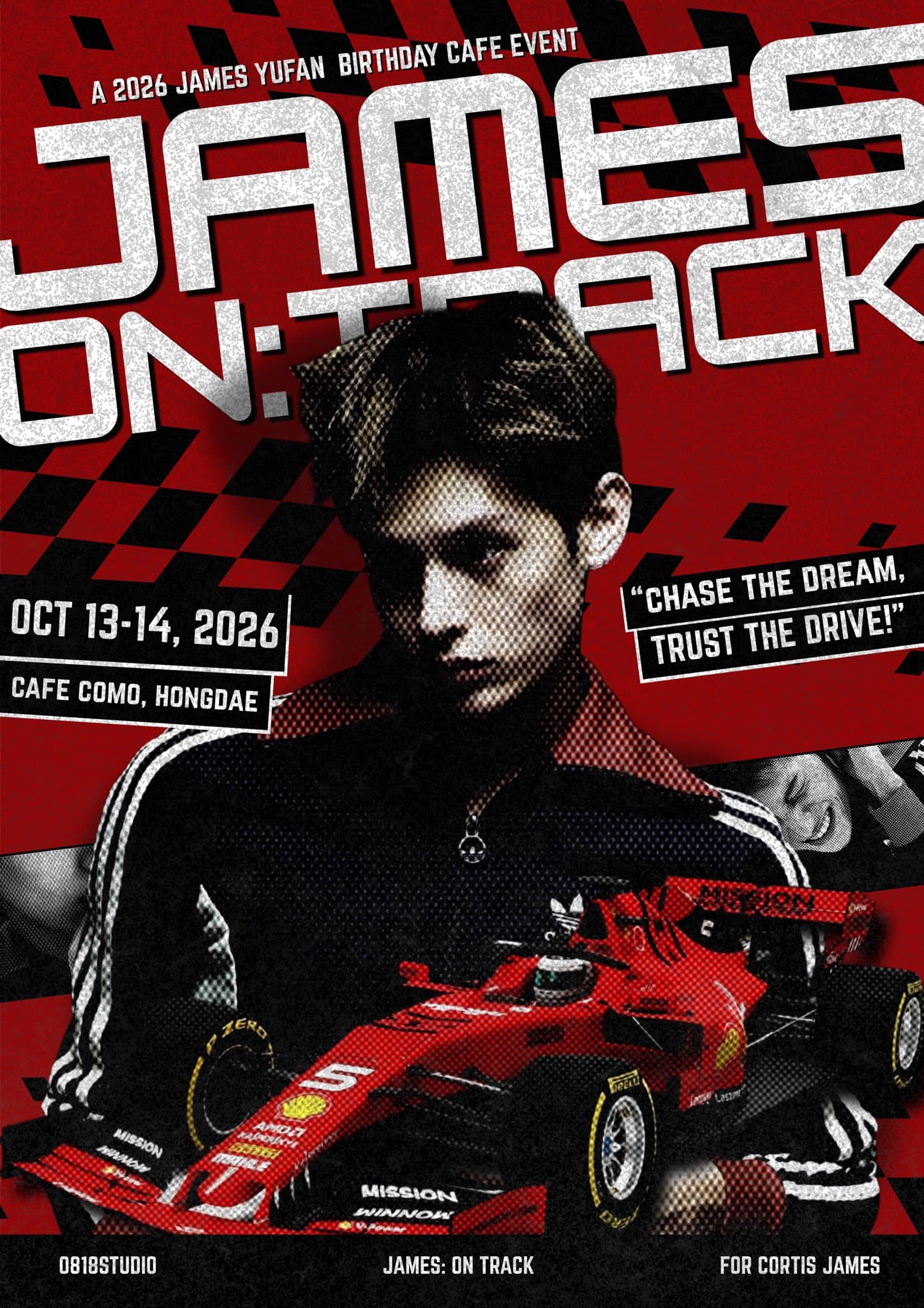 JAMES: ON TRACK poster