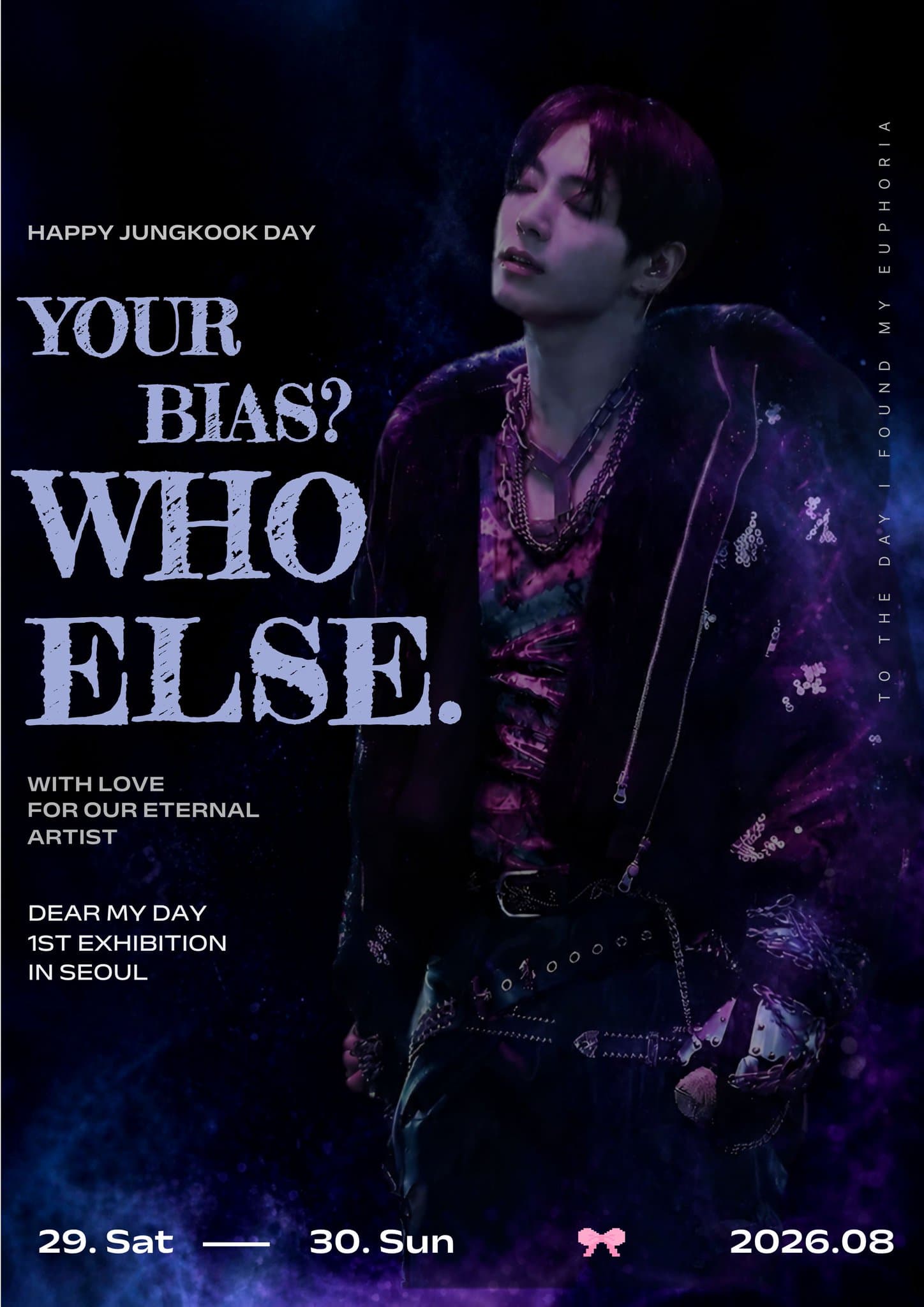 YOUR BIAS? WHO ELSE. poster
