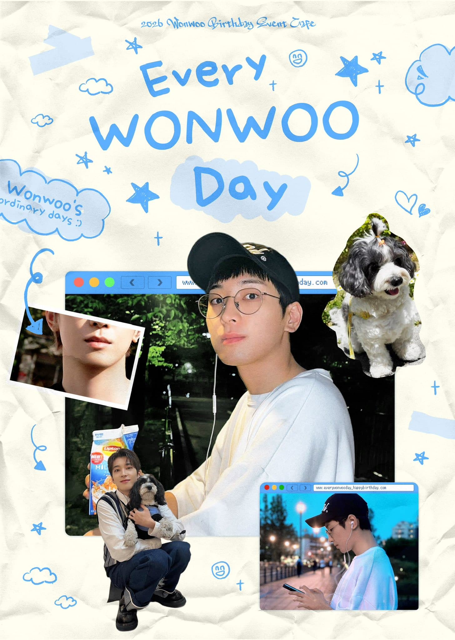 Every WONWOO Day poster