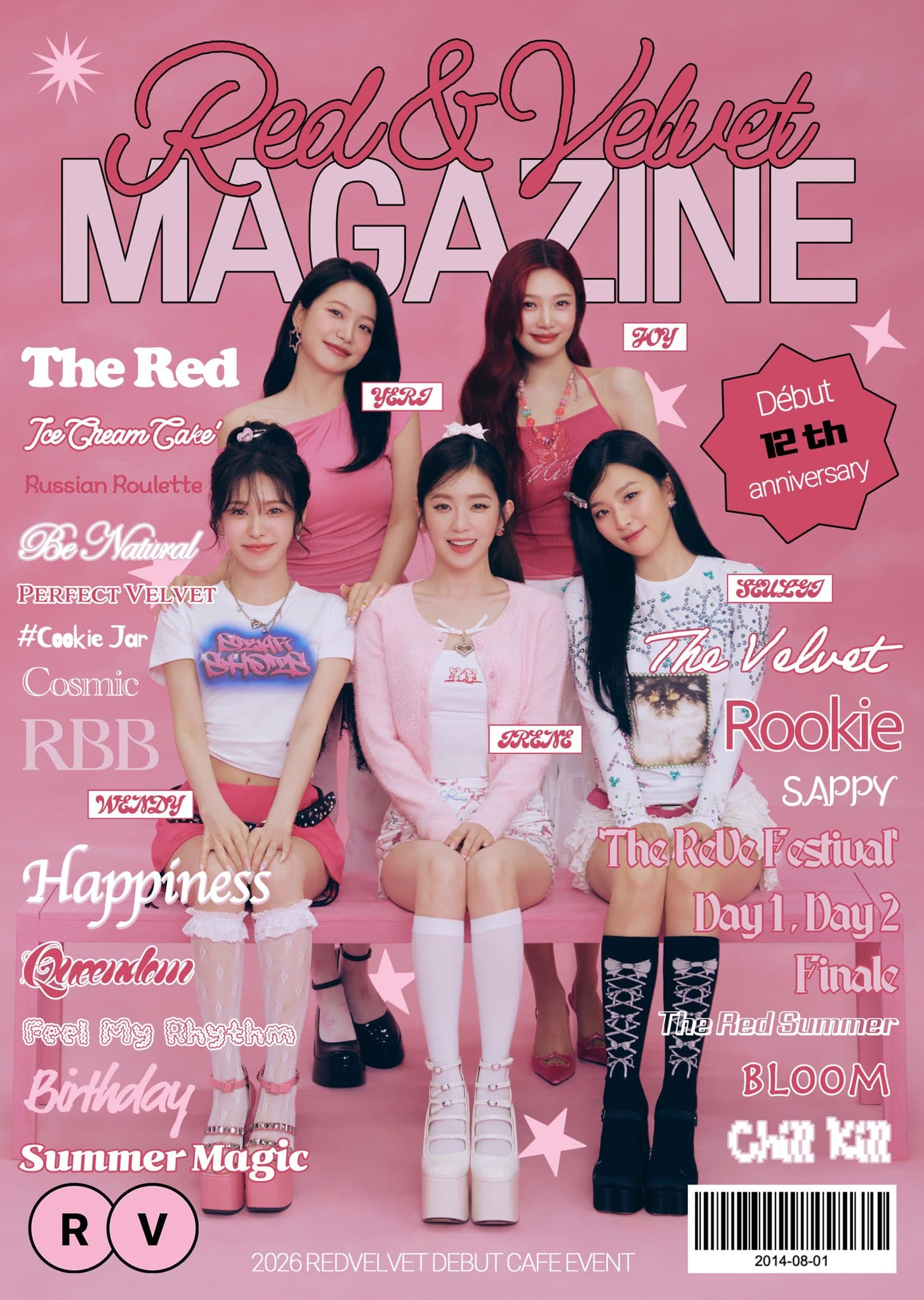 Red & Velvet MAGAGINE poster