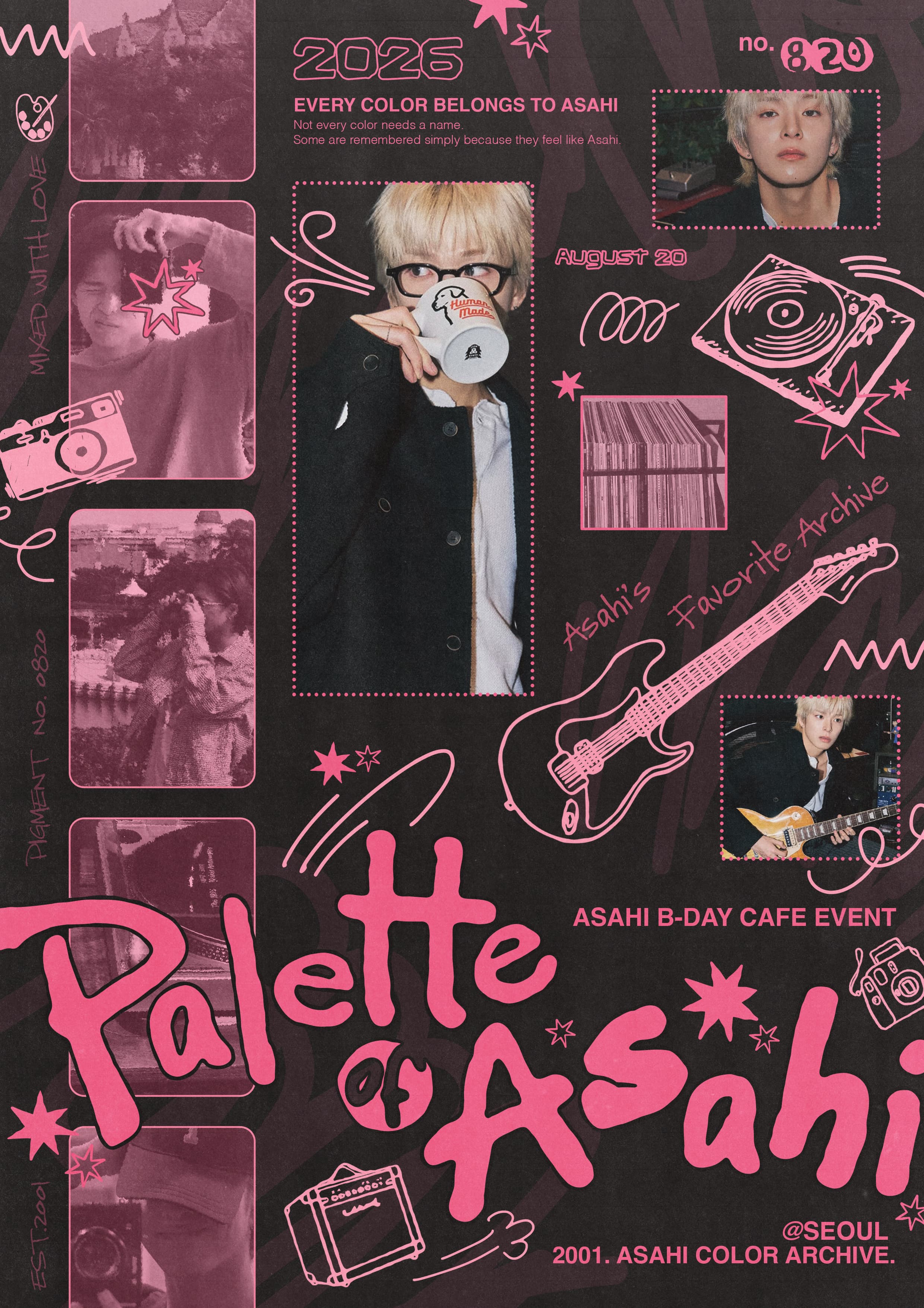 Asahi palette poster