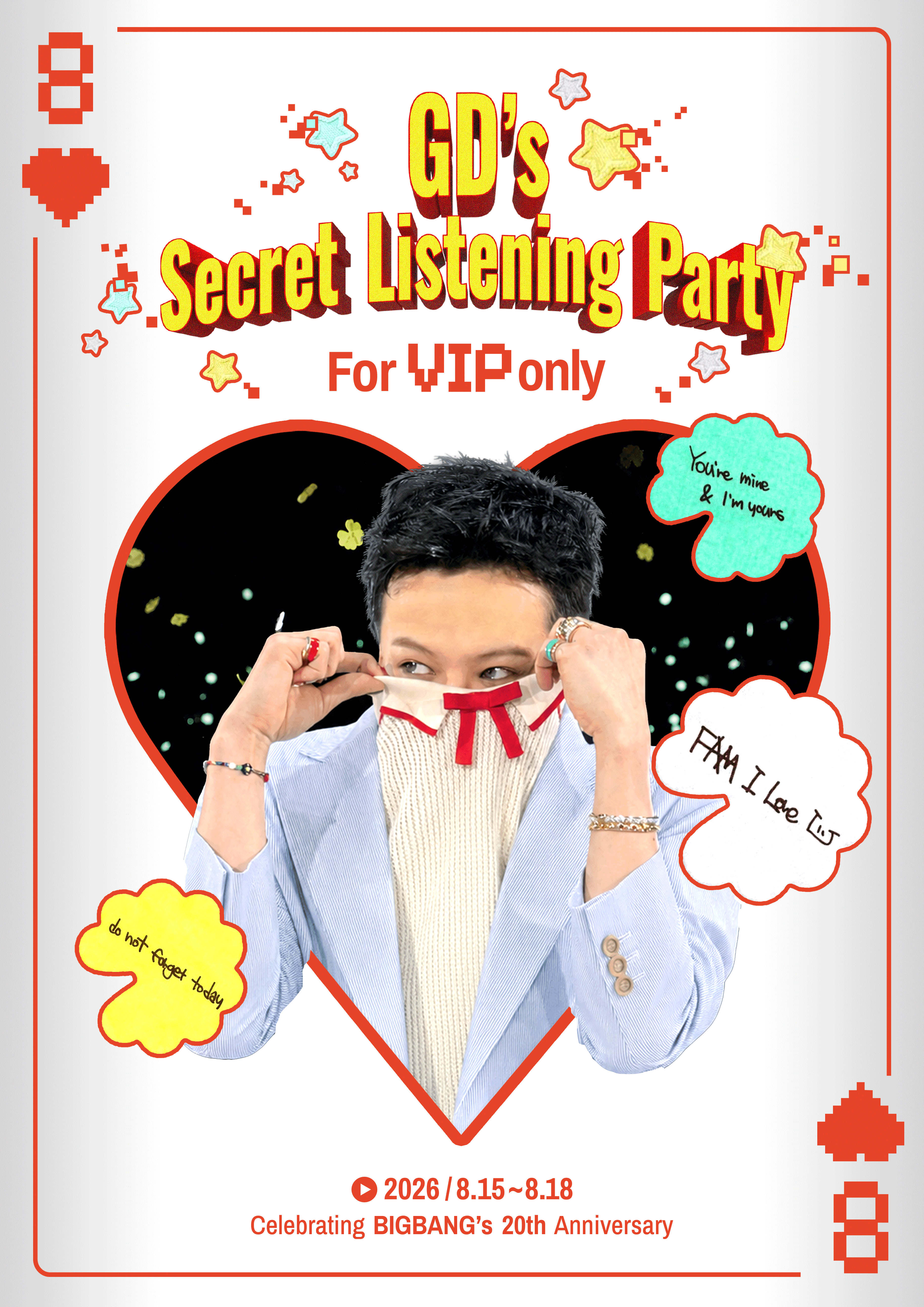 GD’s Secret Listening Party poster