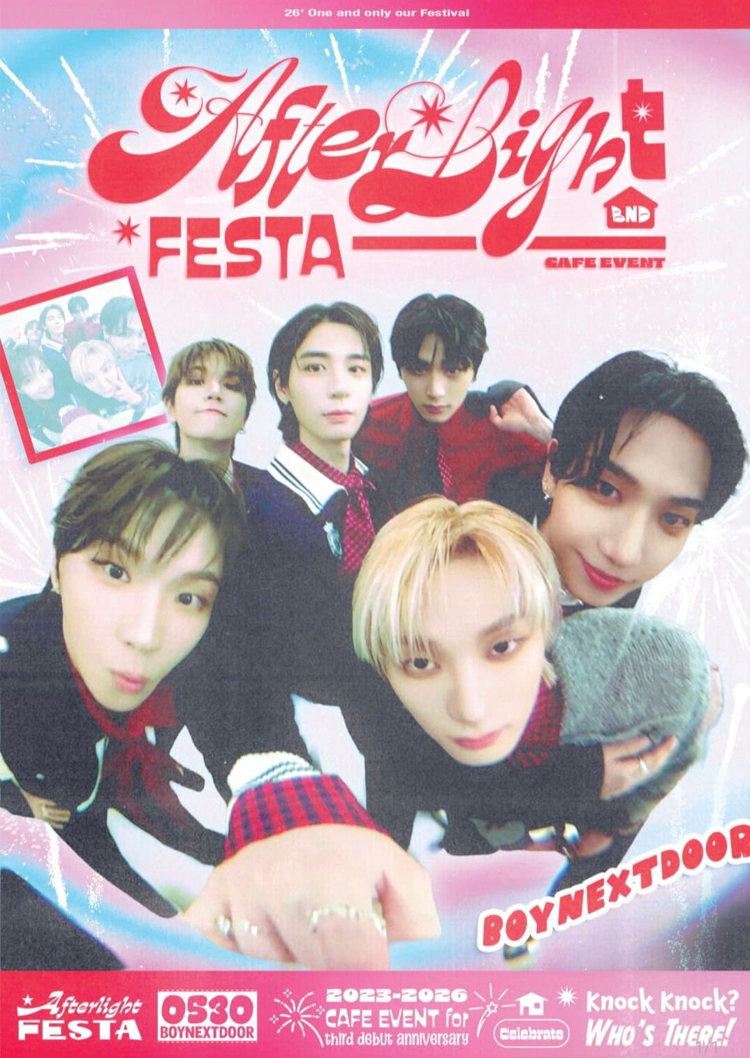 BOYNEXTDOOR FESTIVAL* poster