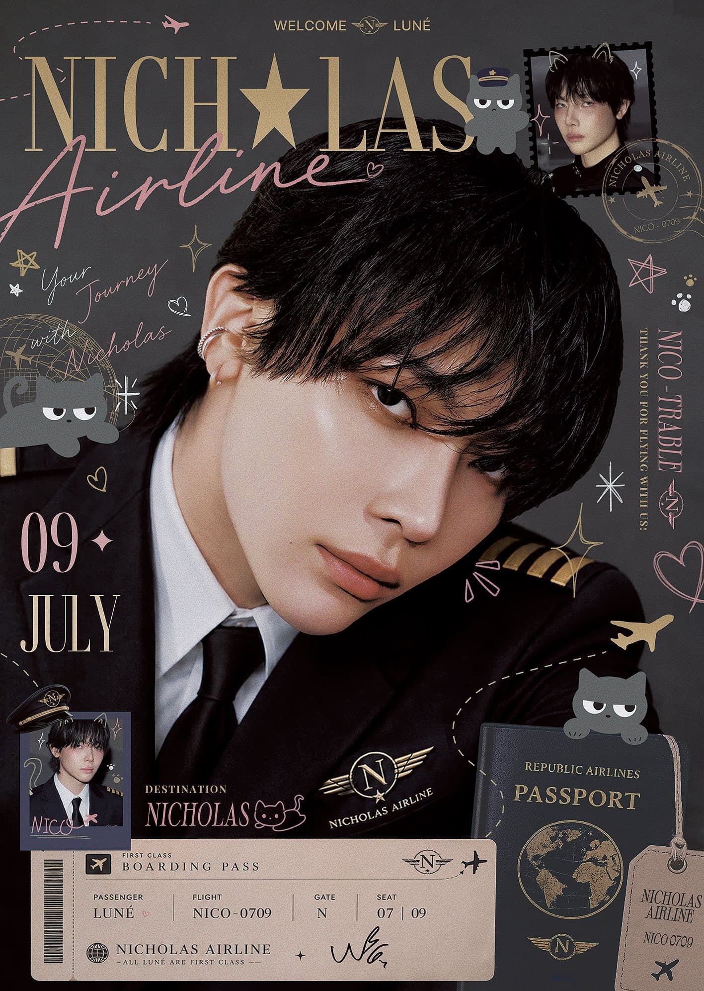 NICHOLAS AIRLINE poster