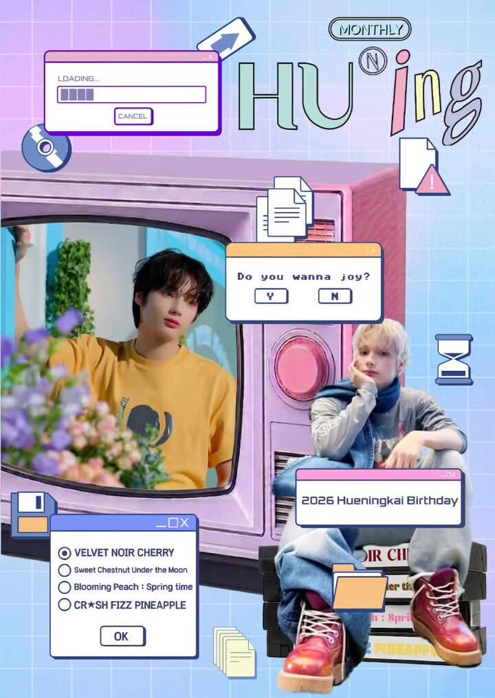 Monthly HUNING poster