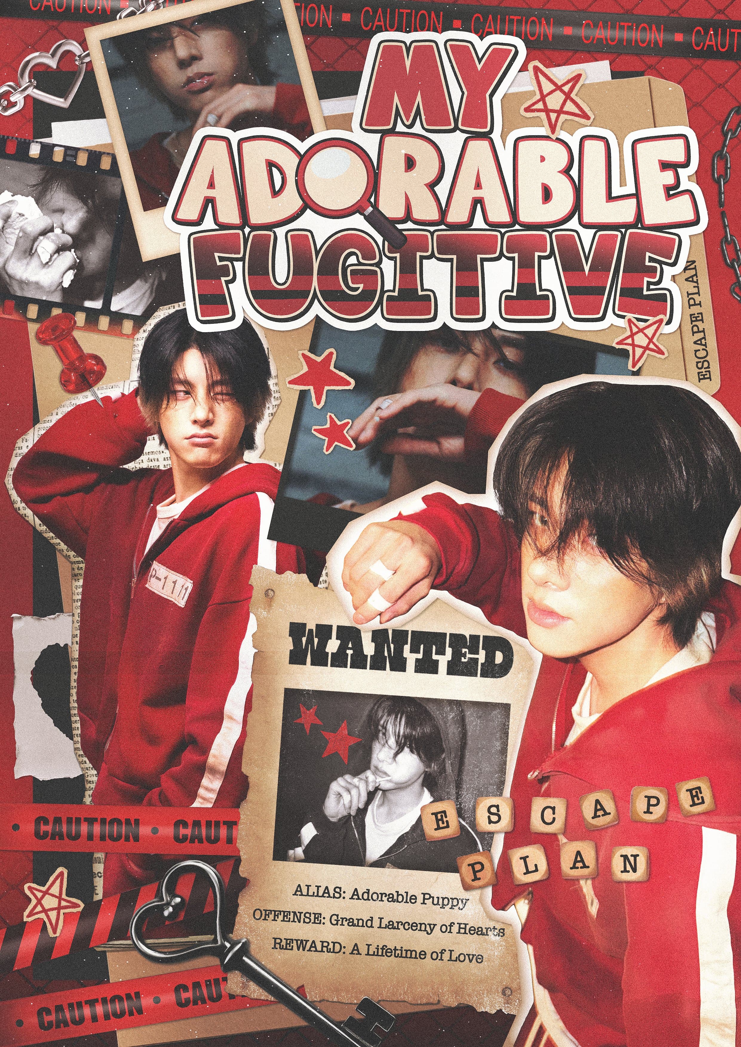 MY ADORABLE FUGITIVE, JAKE poster