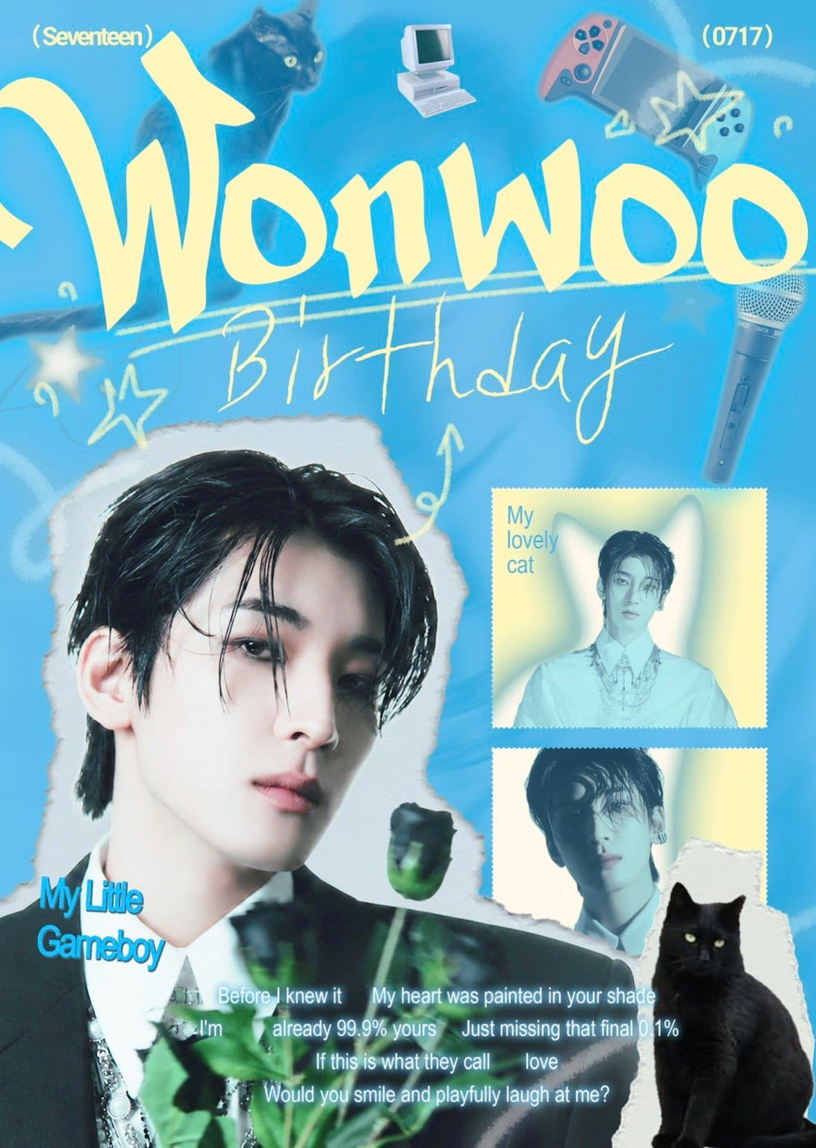 Birthday Cafe for WONWOO poster