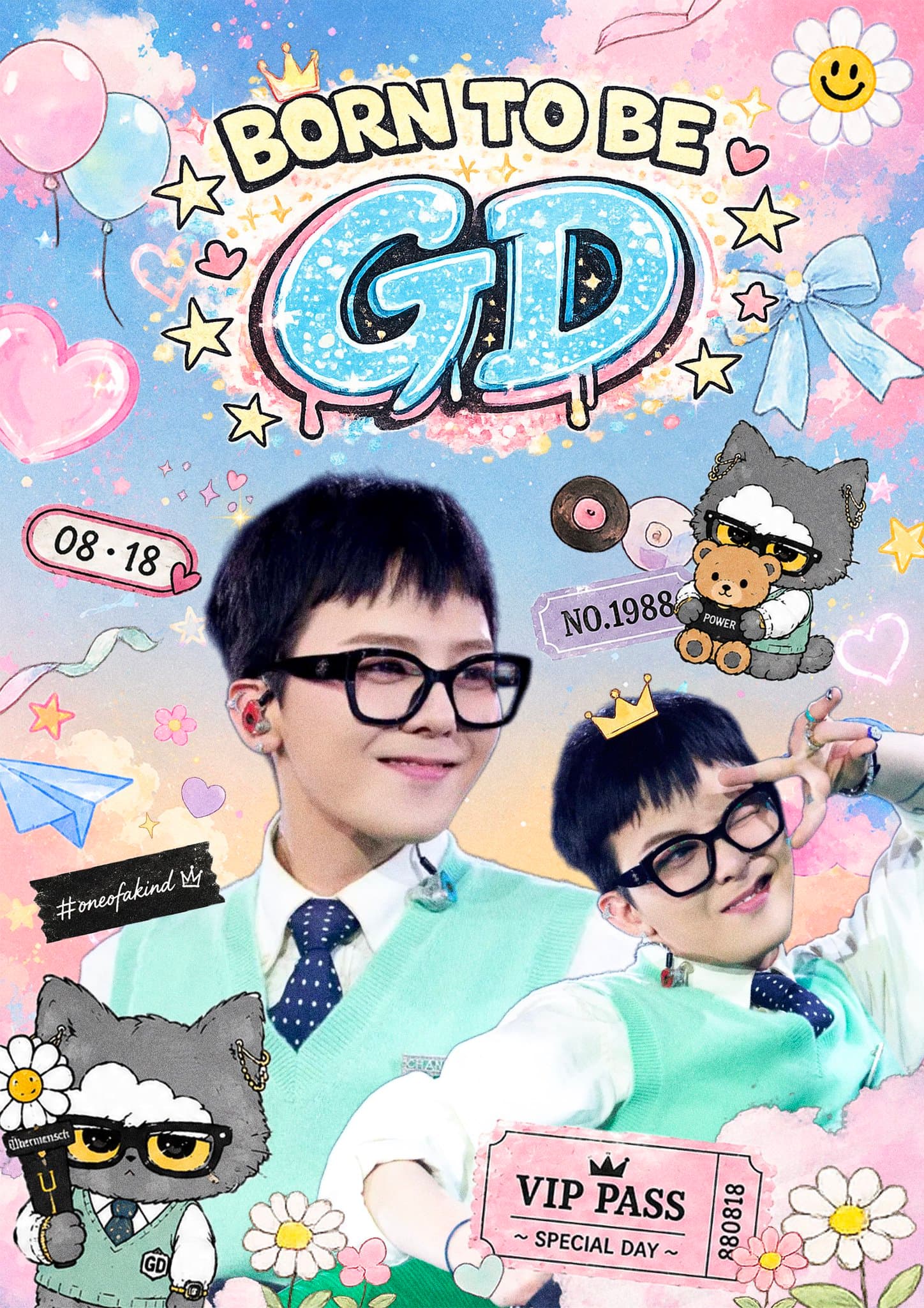 BORN TO BE GD poster
