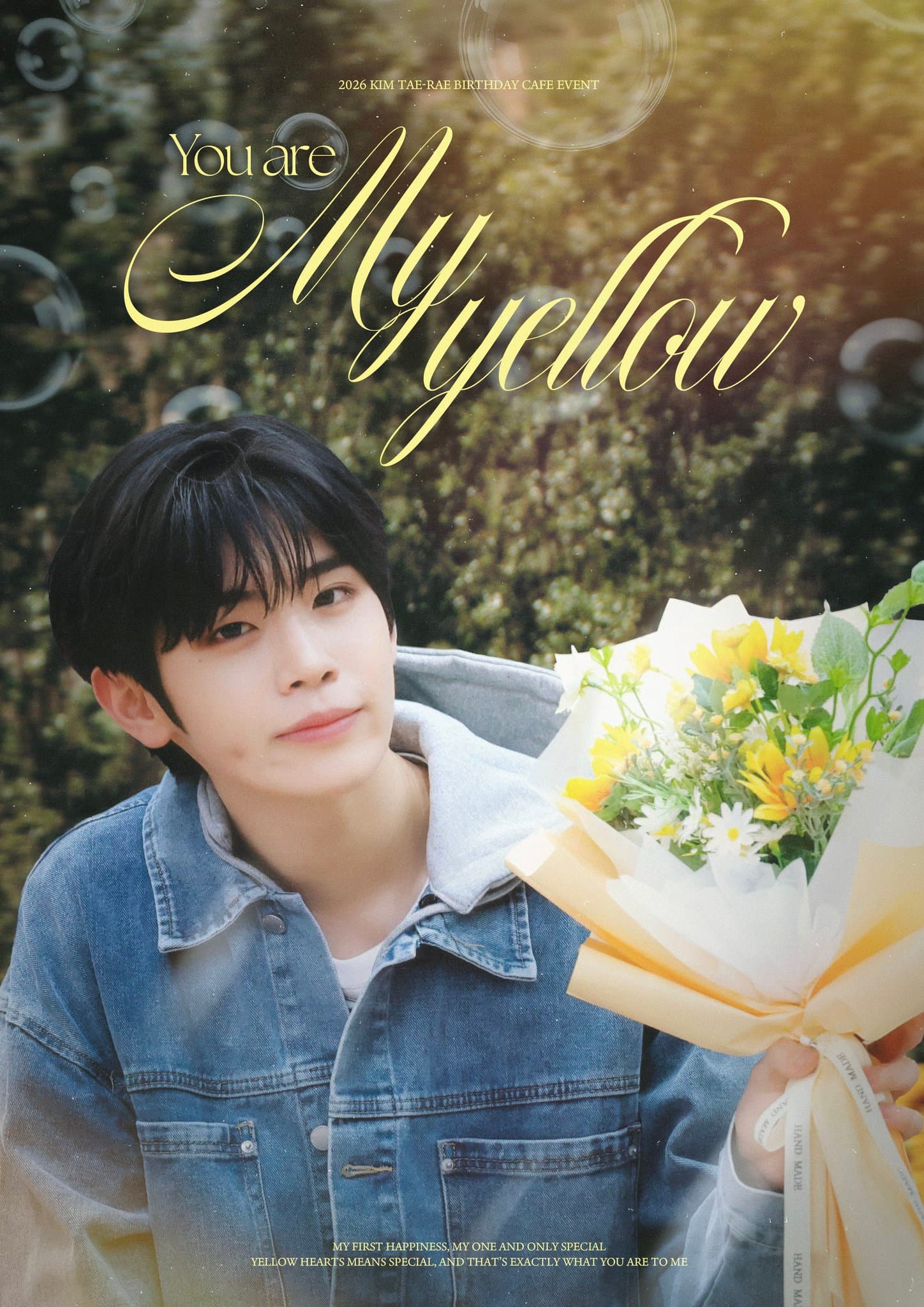 You are My yellow poster