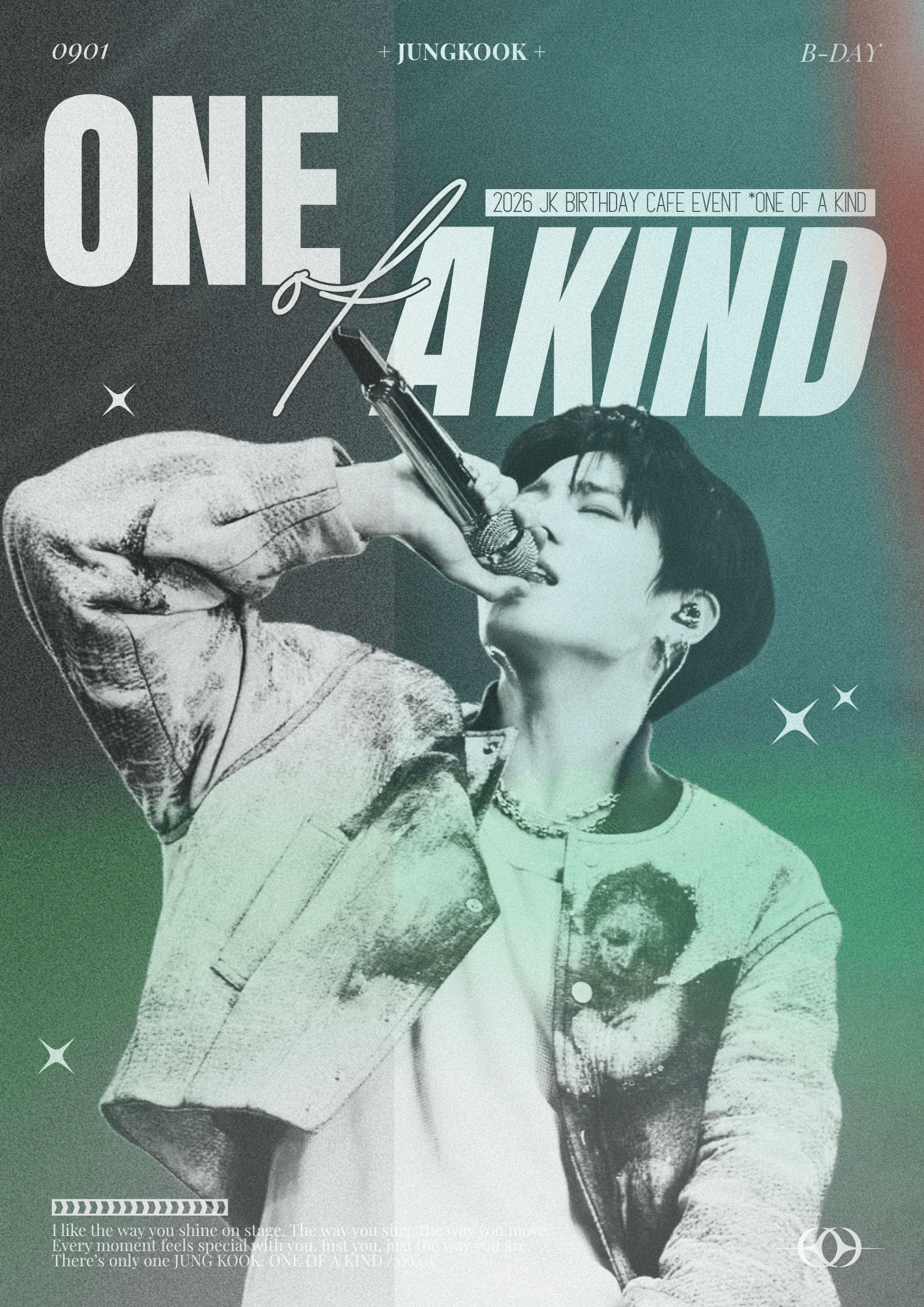 ONE OF A KIND : JK poster