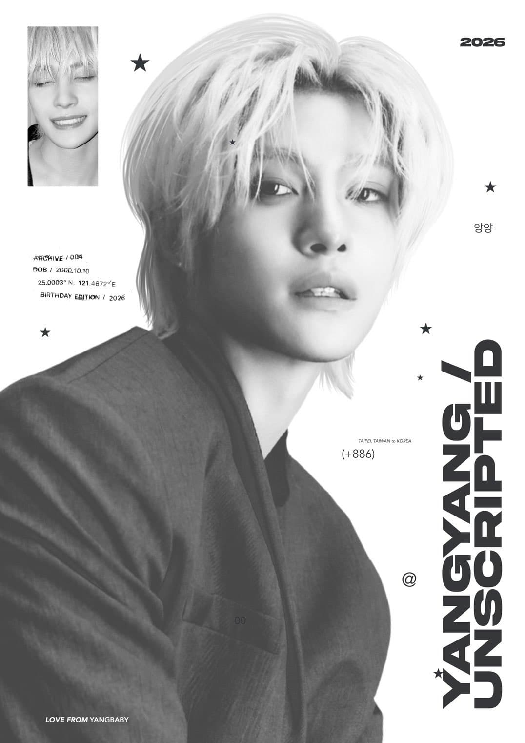 YANGYANG / UNSCRIPTED poster