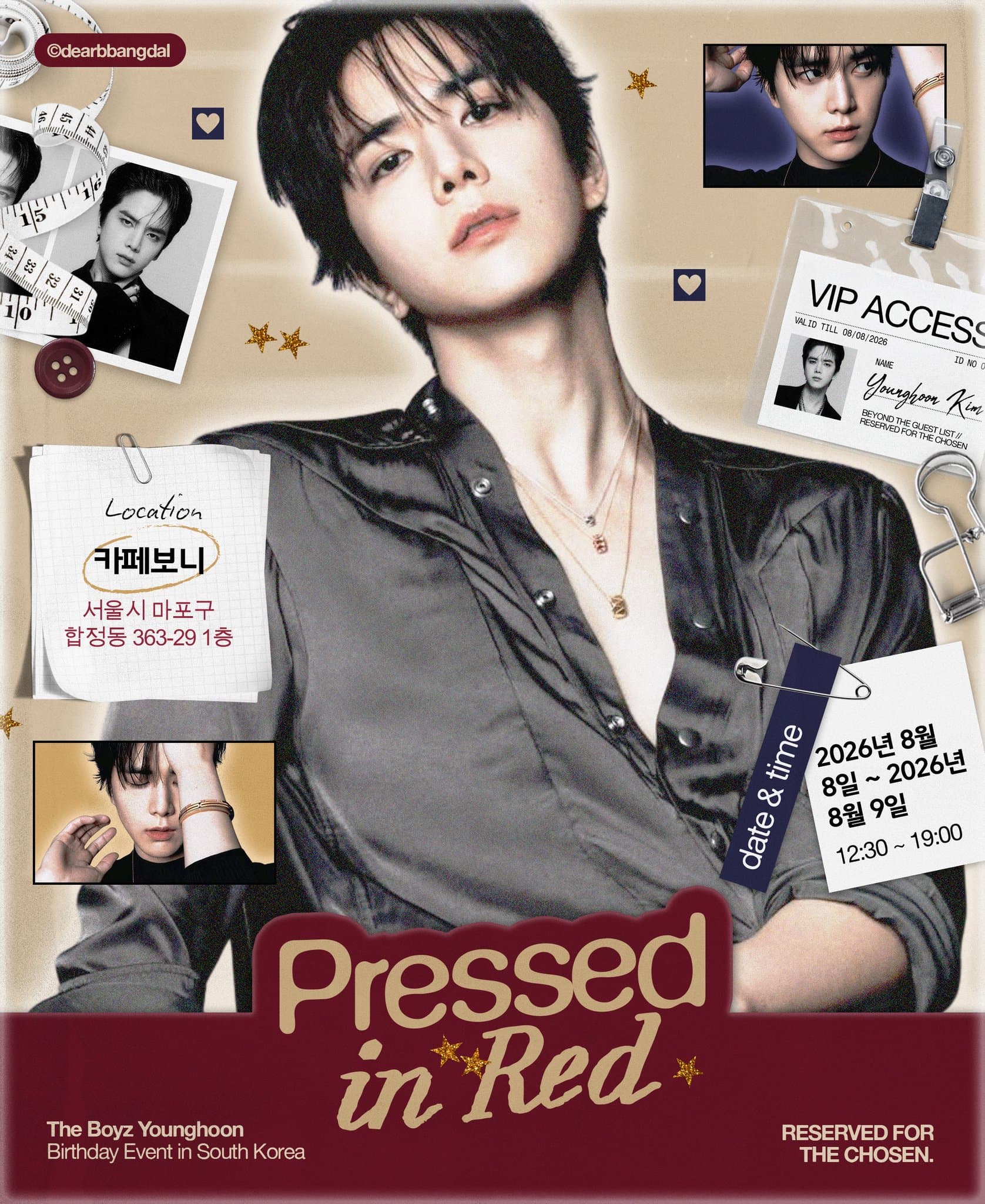 Pressed in Red poster