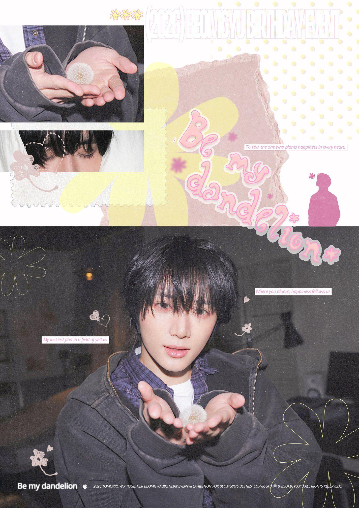 Be my dandelion poster