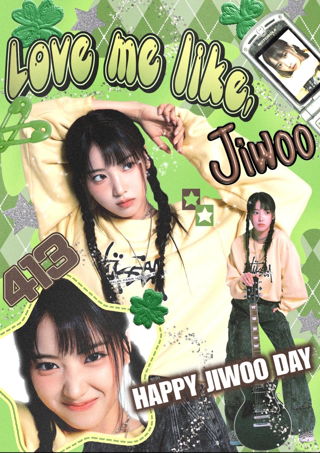 Love me like, Jiwoo poster