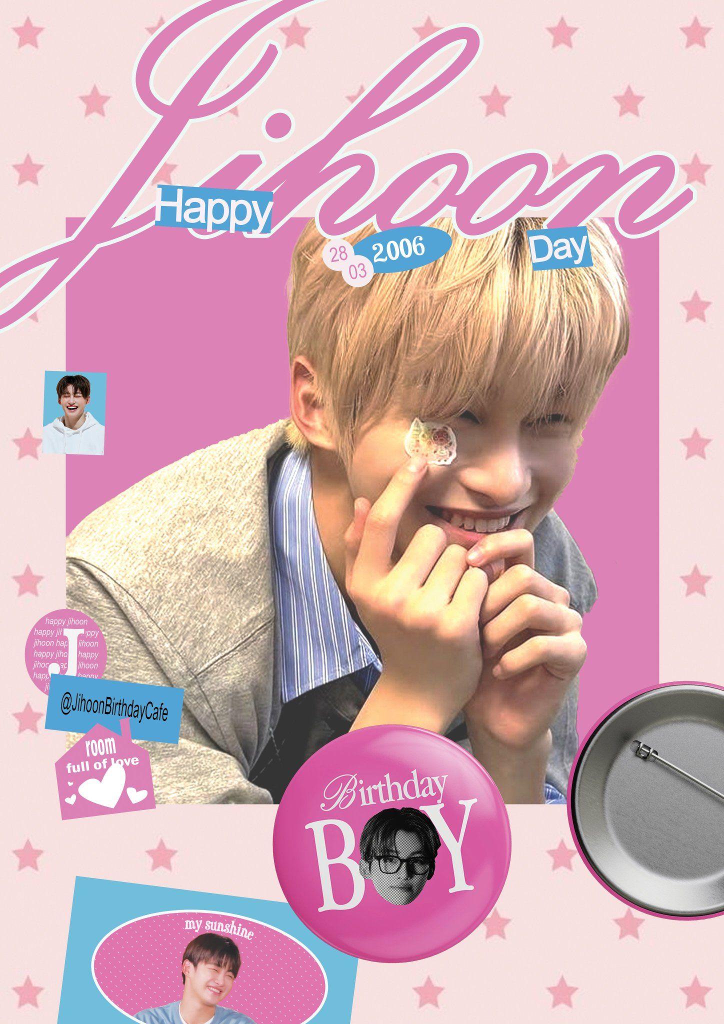 HAPPY JIHOON DAY poster