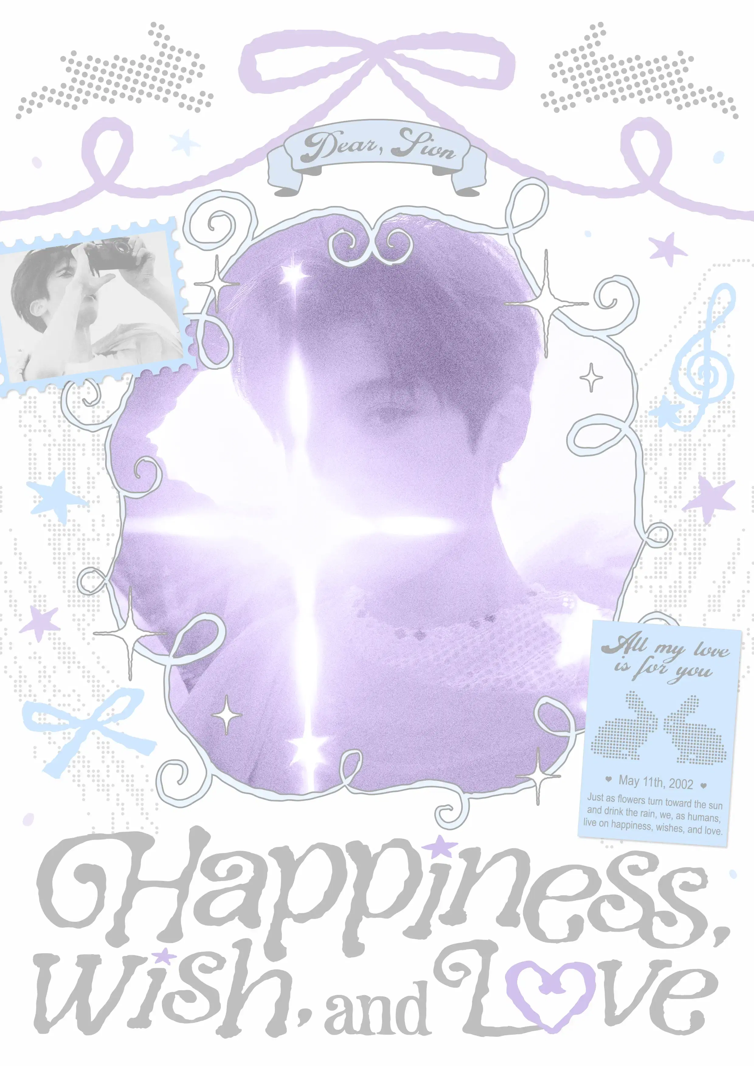 𝐇𝐚𝐩𝐩𝐢𝐧𝐞𝐬𝐬, 𝐖𝐢𝐬𝐡, 𝐚𝐧𝐝 𝐋𝐨𝐯𝐞 poster