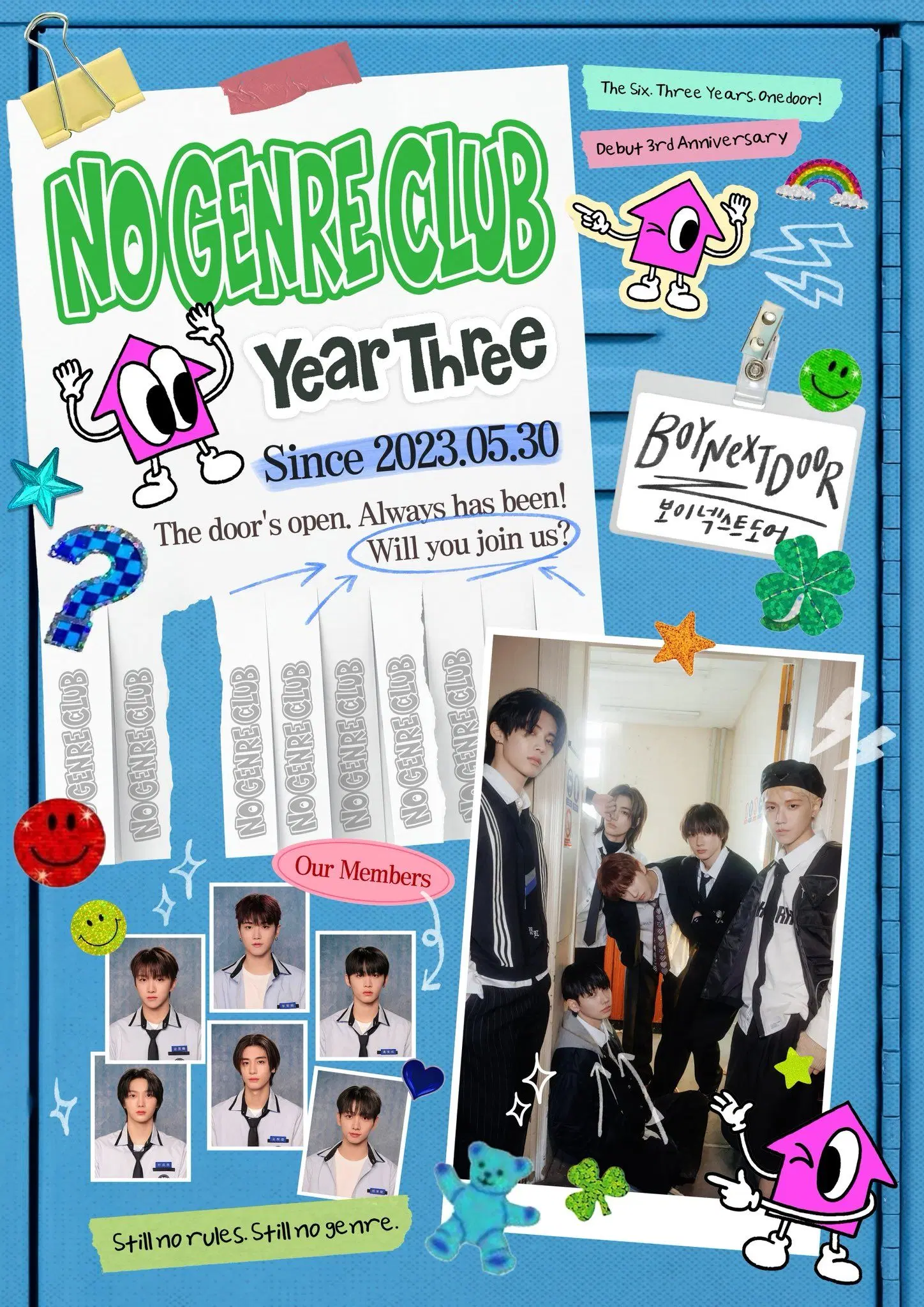 NO GENRE CLUB poster