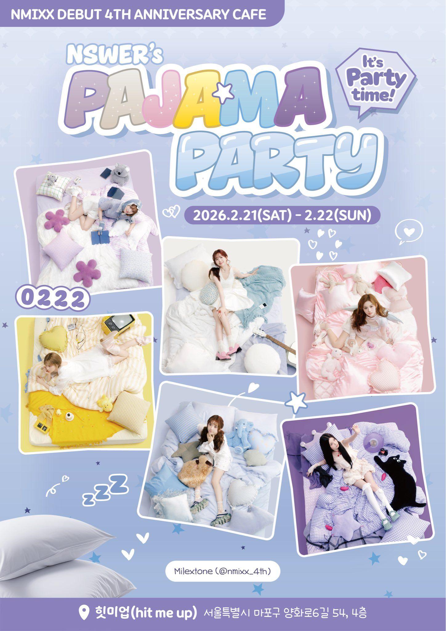NSWER’s Pajama Party poster