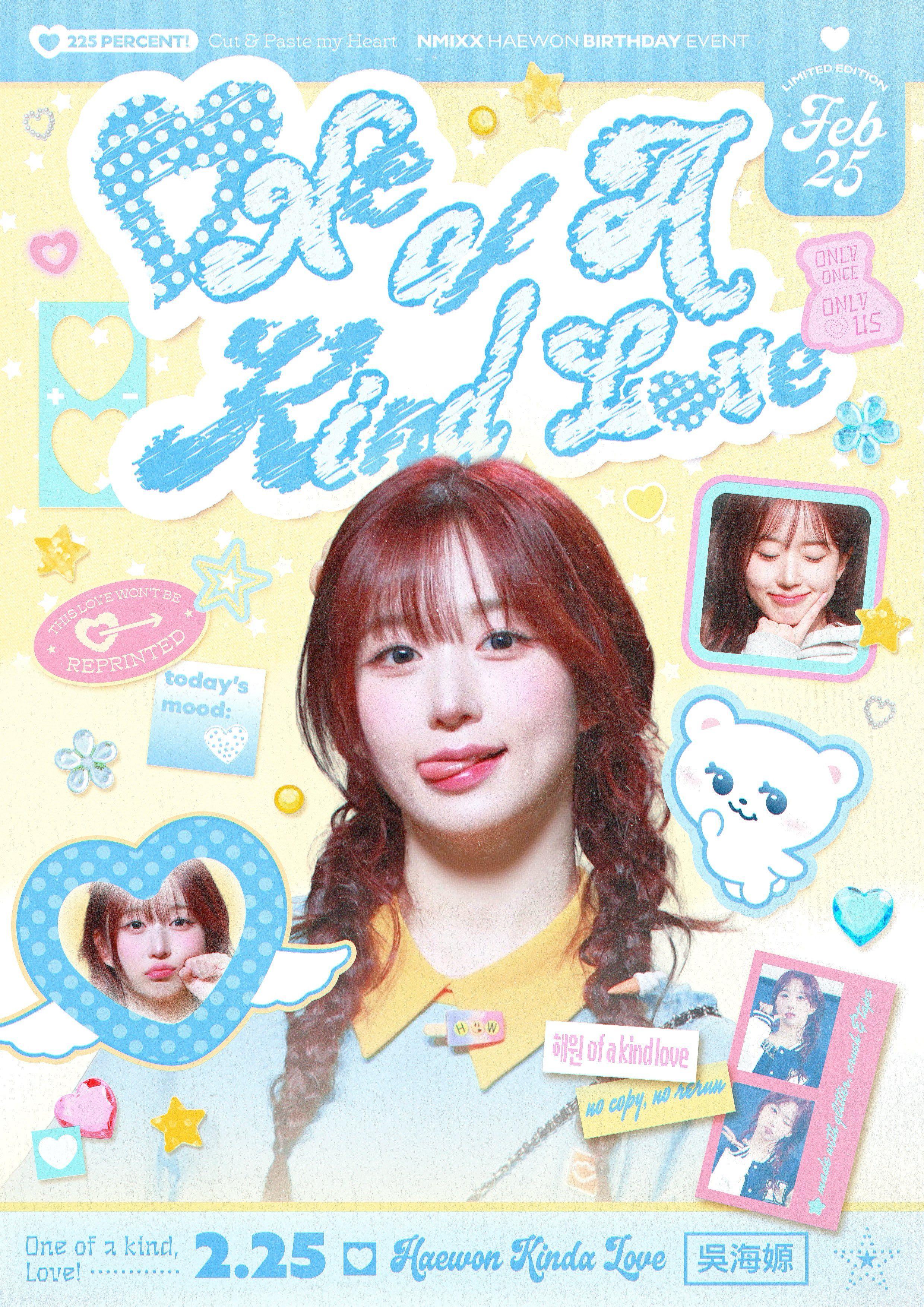 One of a kind love poster