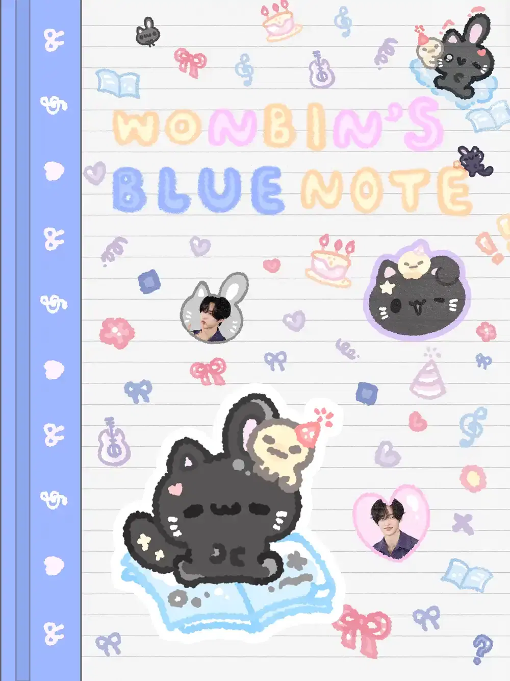 Wonbin‘s blue note poster